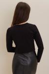 Топ женский трикотажный T-lab TL-BK-009-черный.стрейч