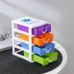 Мини - комод для мелочей 4 секции «Радуга», 13?9?14.5 см, МИКС