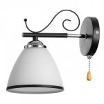 Бра 2730/1, E27, 40 Вт, чёрно-хромовое