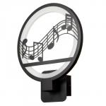 Бра 3101782497/1, LED, 15 Вт, 4000К, чёрное, 24?24?30 см