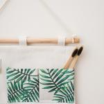 Органайзер подвесной с карманами Доляна «Тропики», 4 отделения, 30_34 см