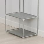 Вешалка - стойка напольная для одежды LaDо?m, 2 полки, 55?36?140 см, белая