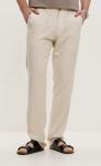 Брюки лен F211-0854 l.beige