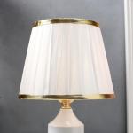 Лампа настольная 16136/1WT E27 40 Вт бело-золотой 21?21?34 см RISALUX