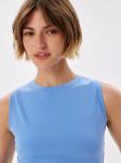 Топ женский трикотажный T-lab TL-T-011K-RT-голубой