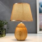 Лампа настольная 16305/1BR E14 40 Вт светлое дерево 20?20?31 см