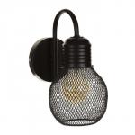 Бра BayerLux «Винтаж», E27, 1?40 Вт, 12?19?23 см, чёрное