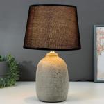 Лампа настольная 16365/1 E14 40 Вт серый 22?22?36 см RISALUX