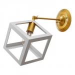 Бра BayerLux «Куб», E27, 1?40 Вт, 22?28?30 см, белое