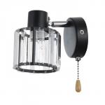 Бра BayerLux 59386/1, E14, 1?40 Вт, 19?11?12 см, чёрное