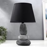 Лампа настольная 16446/1GR E14 40 вт серо-черный 22?22?34 см RISALUX