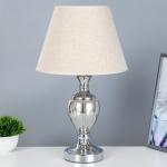 Лампа настольная 16713/1 E27 40 Вт хром 28?28?50 см RISALUX