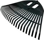 ГРАБЛИ веерные пластмассовые 23 зуба "Гардения" черные 500мм б/ч тулейка 30 мм Вектор