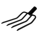 ВИЛЫ садово-огородные 4-х рогие, тулейка 40мм, сварные, сталь квадрат 10мм,б/черенка, ВЕКТОР,ВС4-053