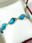 Браслет "Бирюзовые волны"