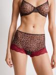 Трусы боксер жен Tong леопардовый принт