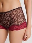Трусы боксер жен Tong леопардовый принт