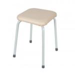 Табурет квадрат. Пенек крепкий ВАНИЛЬ до 170кг, 30*30см, h=47см/d=22мм (кратно 4!) Т269 ЗМИ