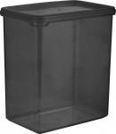 Банка для сыпучих продуктов BLACK 1,1л PT170710621 Plast Team