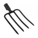 ВИЛЫ садово-огородные 4-х рогие, тулейка 40мм, сварные, сталь полоса, лак, б/черенка, ВЕКТОР,ВСК-354