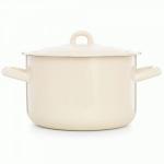 Кастрюля эмаль Жемчужная 2,9л, цилиндрическая ЭТ-72963 Эстет