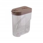 Банка для сыпучих продуктов овальная 1л корич/роз/зел 432520000 Полимербыт