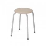 Табурет кругл. Пенек крепкий ВАНИЛЬ до 170 кг, d=32см, h=46см/d=22мм (кратно 4!) Т266 ЗМИ