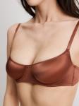 Бюстгальтер с мягкой чашкой жен. Isen ореховый