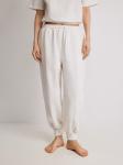 Брюки жен. Lawrenta белый меланж