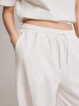 Брюки жен. Lawrenta белый меланж