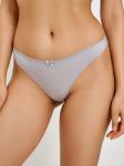 Трусы стринг жен Vega серый