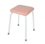 "Табурет квадрат.Пенек крепкий ПЫЛЬН.РОЗА/ПУДРА до 170кг,30*30см,h=47см/d=22мм (кратно 4) Т269ЗМИ