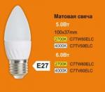 Лампа светодиодная Ecola Light candle   LED свеча