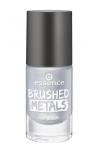 ЛАК ДЛЯ НОГТЕЙ BRUSHED METALS NAIL POLISH серебряный т.01