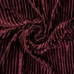 Бархат плиссе, бордо col.3