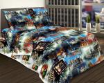 Комплект постельного белья 1,5-спальный бязь 3D / Лас-Вегас