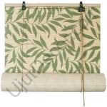 7091. Бамбуковая рулонная штора с рисунком Ива