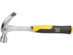 Молоток-гвоздодер JCB цельнокованый, двухкомпонентная виброгасящая рукоятка, 450 г