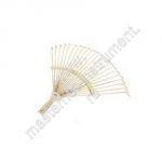 Грабли веерные RACO усиленные, 22 плоских зубца, эпоксидное покр., 550мм