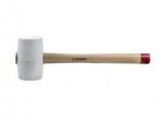 Киянка ЗУБР МАСТЕР резиновая белая, с деревянной рукояткой, 0,45 кг