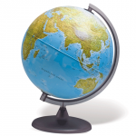 Глобус физический TECNODIDATTICA "Orion", (Италия), диаметр 300 мм, OR4RS0FI0A04