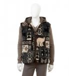 Жилет ALTRO арт.1106113-02 КОМБИ овечья шерсть