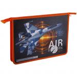 Папка для тетрадей 1 отделение, А4, ArtSpace Военные самолеты, пластик, на молнии, ПТ815_10857