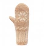 Рукавицы вязаные арт.ВР24100 овечья шерсть цвет 09 ЗИМНЯЯ АЛЛЕЯ