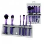 MODA 7 PC. PURPLE BEAUTIFUL EYES SET/Мода Фиолетовый набор кистей для макияжа глаз в чехле