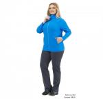 Брюки немного зауженные к низу, спереди фигурные карманы на молнии.