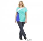 Брюки немного зауженные к низу, спереди фигурные карманы на молнии.