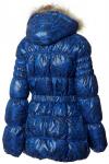 *W08120E-NB122 Куртка пуховая женская (темно-синий)