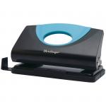 Дырокол Berlingo Office Soft 10 л., пластиковый, ассорти, с линейкой, DDp_10168