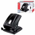 Дырокол MAPED (Франция) "Essentials", металлический большой, на 45 листов, черный, 404411